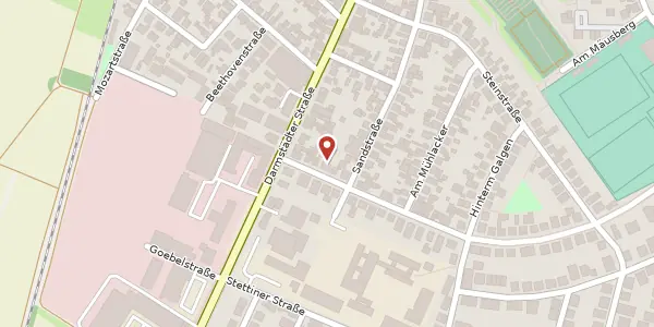 Karte der Umgebung von Goethestr. 119, 64839 Münster