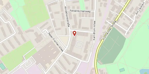 Karte der Umgebung von Windthorststraße 62, 65929 Frankfurt