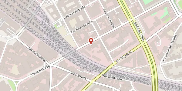 Karte der Umgebung von Königstraße 4, 30175 Hannover