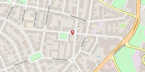 Karte der Umgebung von Guiollettstr. 27, 60325 Frankfurt