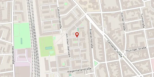 Karte der Umgebung von Am Alten Stellwerk 44, 50733 Köln