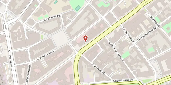 Karte der Umgebung von Steindamm 39, 20099 Hamburg