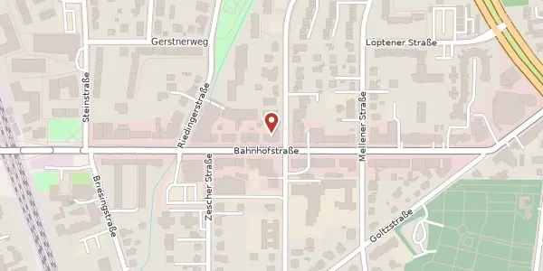 Karte der Umgebung von Bahnhofstraße 16, 12305 Berlin