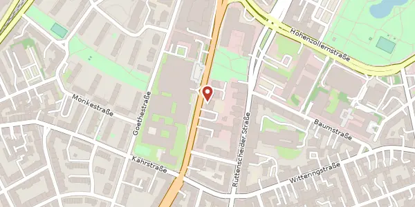 Karte der Umgebung von Bismarckstr. 55, 45128 Essen