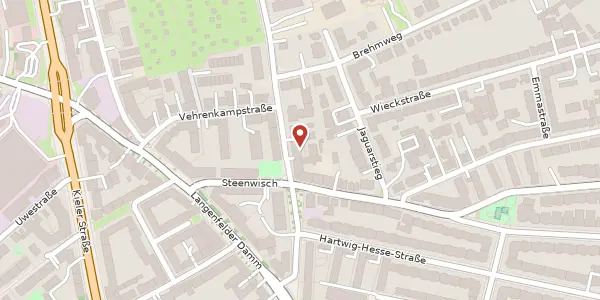 Karte der Umgebung von Högenstraße 70, 22527 Hamburg