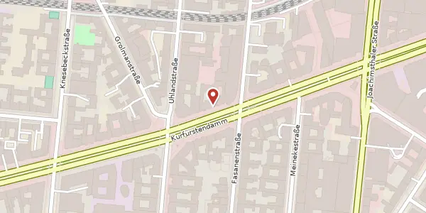 Karte der Umgebung von Kurfürstendamm 29, 10719 Berlin