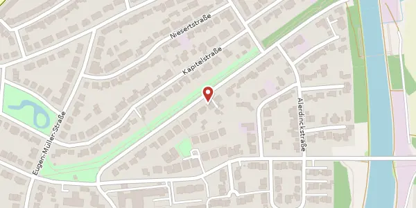 Karte der Umgebung von Prozessionsweg 44, 48145 Münster
