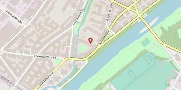 Karte der Umgebung von Auenstr. 110, 80469 München