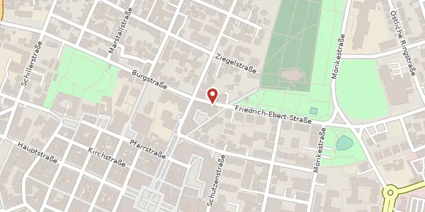Karte der Umgebung von Friedrich-Ebert-Straße 6, 73033 Göppingen
