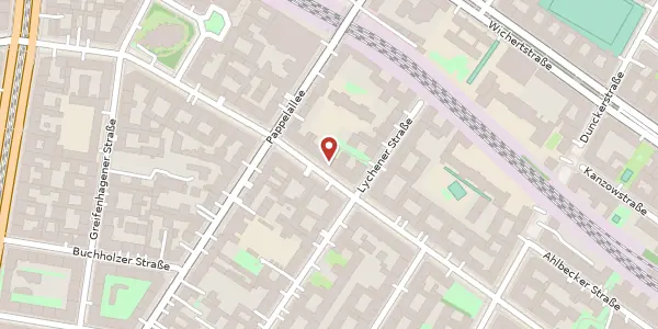 Karte der Umgebung von Stargerder Straße 67, 10437 Berlin