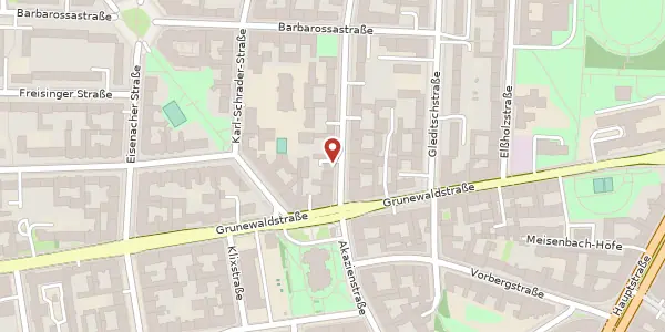 Karte der Umgebung von Goltzstraße 50, 10781 Berlin