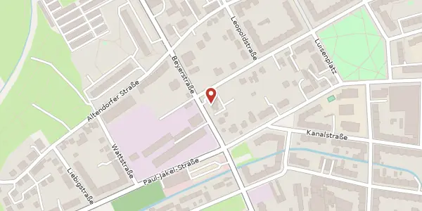 Karte der Umgebung von Beyerstr. 28, 09113 Chemnitz