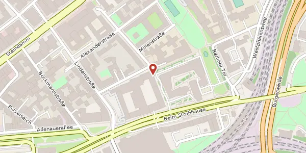 Karte der Umgebung von Ferdinand-Beit-Straße 12, 20099 Hamburg