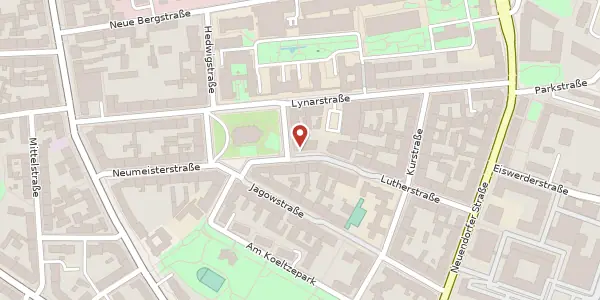 Karte der Umgebung von Lutherstraße 12, 13585 Berlin
