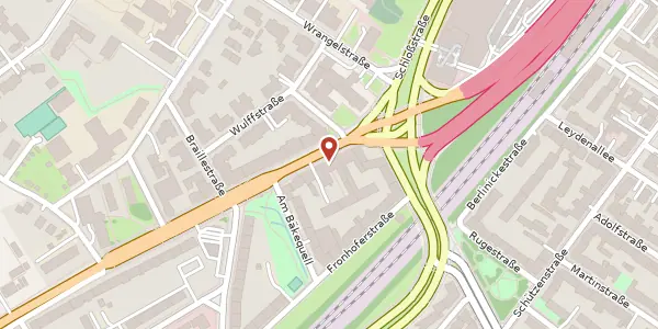 Karte der Umgebung von Schloßstraße 68, 12165 Berlin