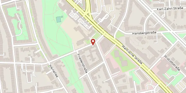 Karte der Umgebung von Landgrafenstr. 2, 44139 Dortmund