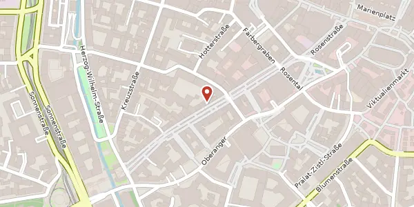 Karte der Umgebung von Sendlinger Str. 20, 80331 München