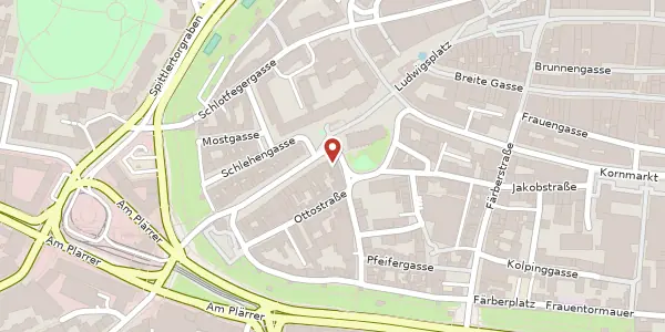 Karte der Umgebung von Ludwigstr. 37, 90402 Nürnberg