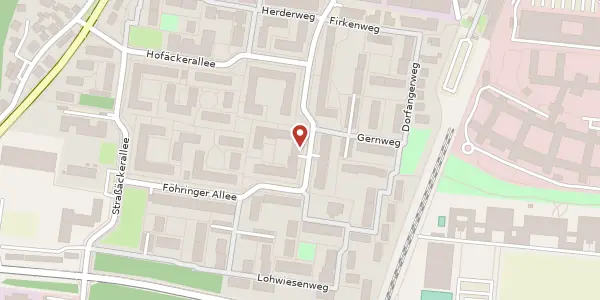 Karte der Umgebung von Föhringer Allee 44, 85774 Unterföhring