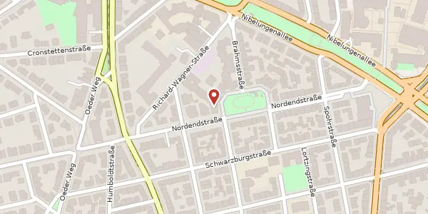 Karte der Umgebung von Nordendstr. 46, 60318 Frankfurt