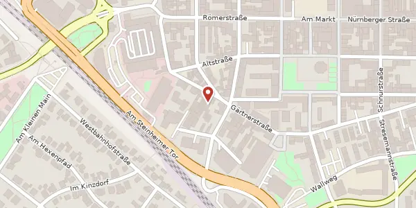 Karte der Umgebung von Lothringer Str. 3-5, 63450 Hanau