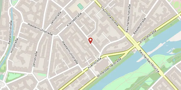 Karte der Umgebung von Ickstattstr. 26, 80469 München