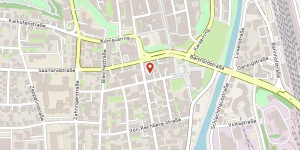 Karte der Umgebung von Warenburgstraße 3, 78050 Villingen/Schwenningen