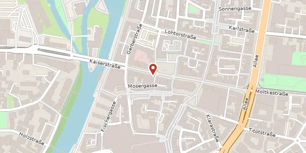 Karte der Umgebung von Kaiserstraße 24, 74072 Heilbronn