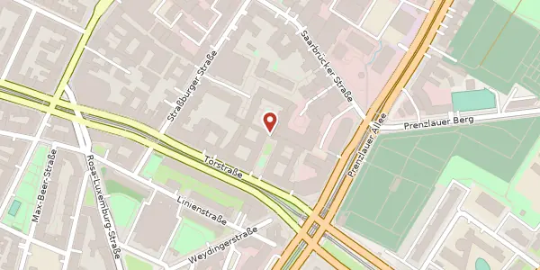 Karte der Umgebung von Torstraße 9 c, 10119 Berlin