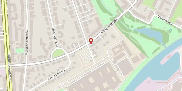 Karte der Umgebung von Klingsorstraße 105b, 12203 Berlin