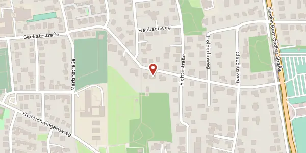 Karte der Umgebung von Steinbergweg 29, 64285 Darmstadt