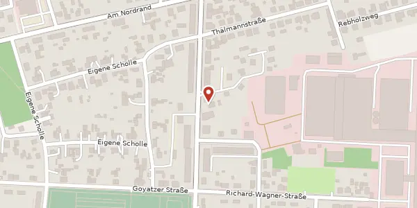 Karte der Umgebung von Schmellwitzer Straße 125, 03044 Cottbus