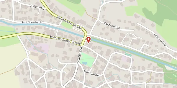 Karte der Umgebung von Hauptstr. 1, 83131 Nußdorf am Inn