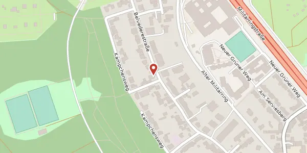 Karte der Umgebung von Belvederestr. 65, 50933 Köln