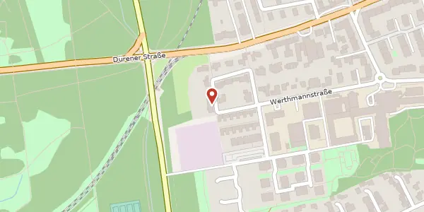 Karte der Umgebung von Werthmannstr. 5, 50935 Köln