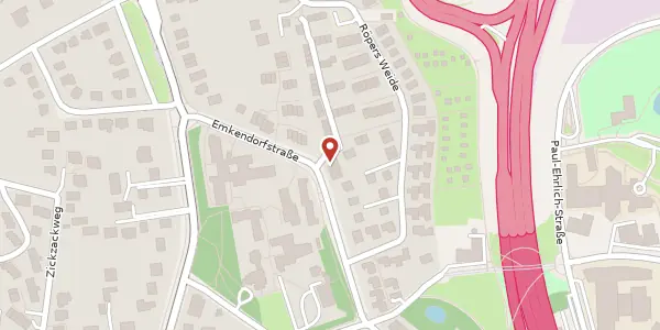 Karte der Umgebung von Emkendorfstraße 34c, 22605 Hamburg