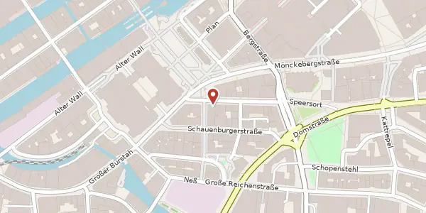 Karte der Umgebung von Rathausstr. 2, 20095 Hamburg