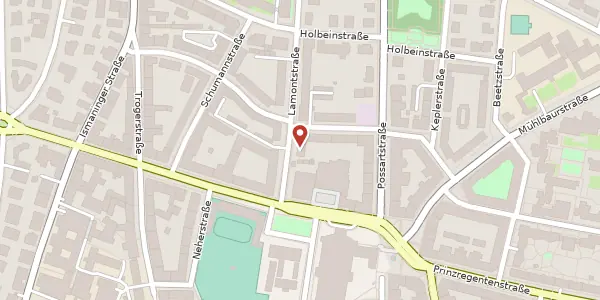 Karte der Umgebung von Lamontstr. 6, 81679 München