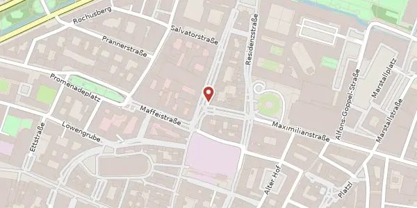 Karte der Umgebung von Theatinerstr. 44, 80333 München