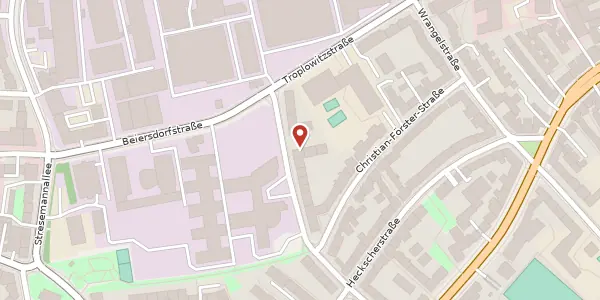 Karte der Umgebung von Wiesingerweg 34, 20253 Hamburg