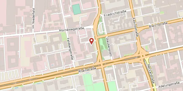Karte der Umgebung von Steubenplatz 17, 64293 Darmstadt