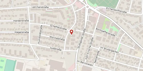 Karte der Umgebung von Lessingstraße 7, 71522 Backnang