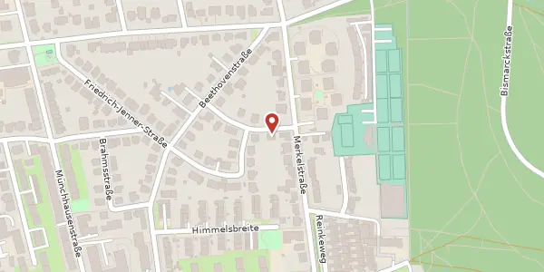 Karte der Umgebung von Händelstraße 8, 37085 Göttingen