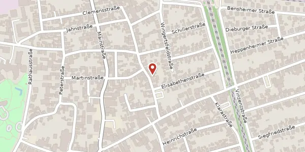 Karte der Umgebung von Andreasstr. 15, 68642 Bürstadt