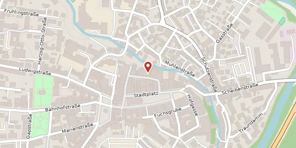 Karte der Umgebung von Taubenmarkt 11, 83278 Traunstein