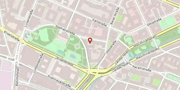 Karte der Umgebung von Sophienstr. 4 / I, 80333 München