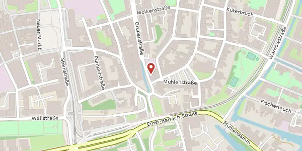 Karte der Umgebung von Mühlenstraße 12, 18055 Rostock