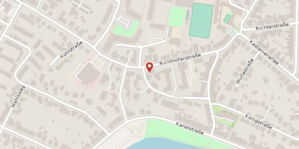 Karte der Umgebung von Richthofenstraße 51, 24159 Kiel