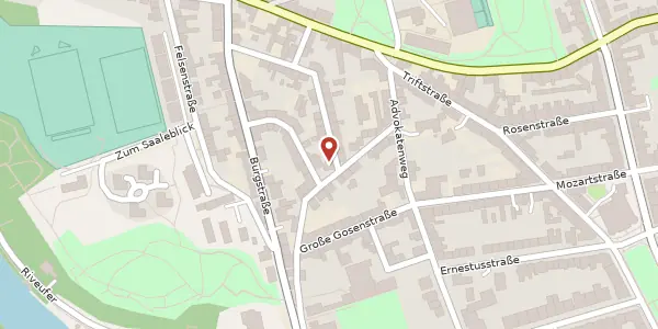 Karte der Umgebung von Gabelsbergerstraße 11, 06114 Halle (Saale)