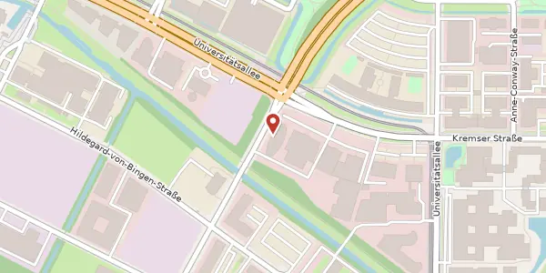 Karte der Umgebung von Lise-Meitner-Str. 2, 28359 Bremen